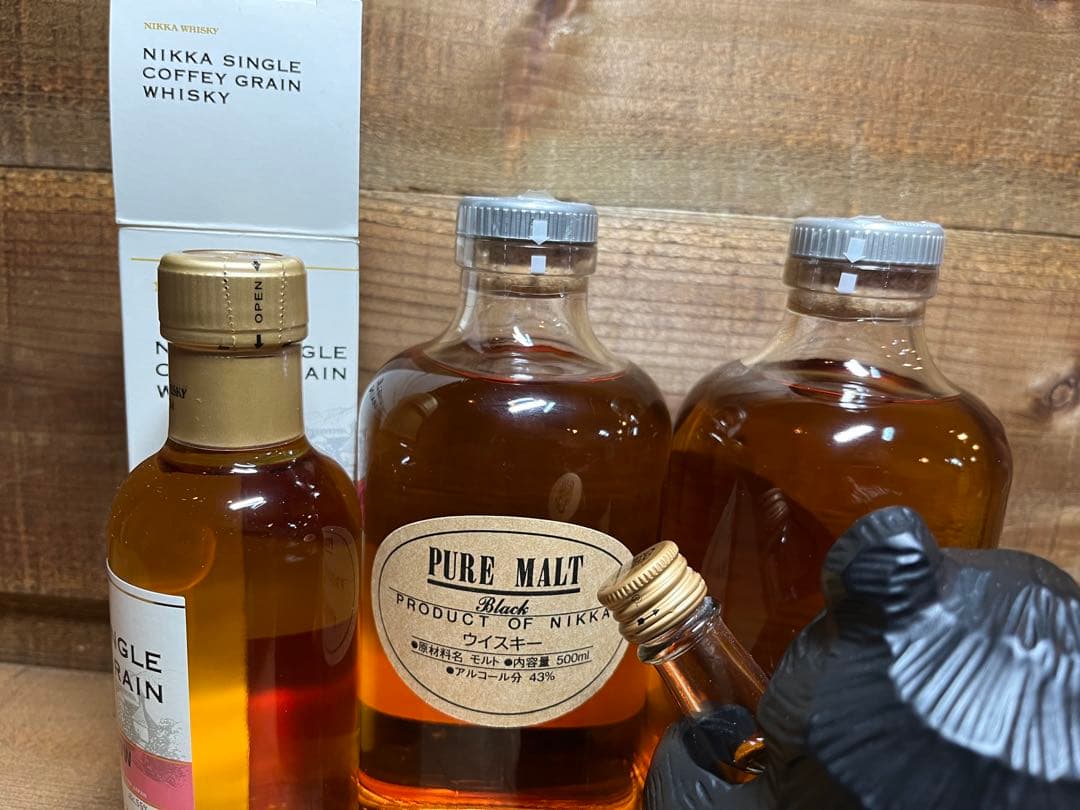 ニッカウイスキー(置物含む) 4点セット