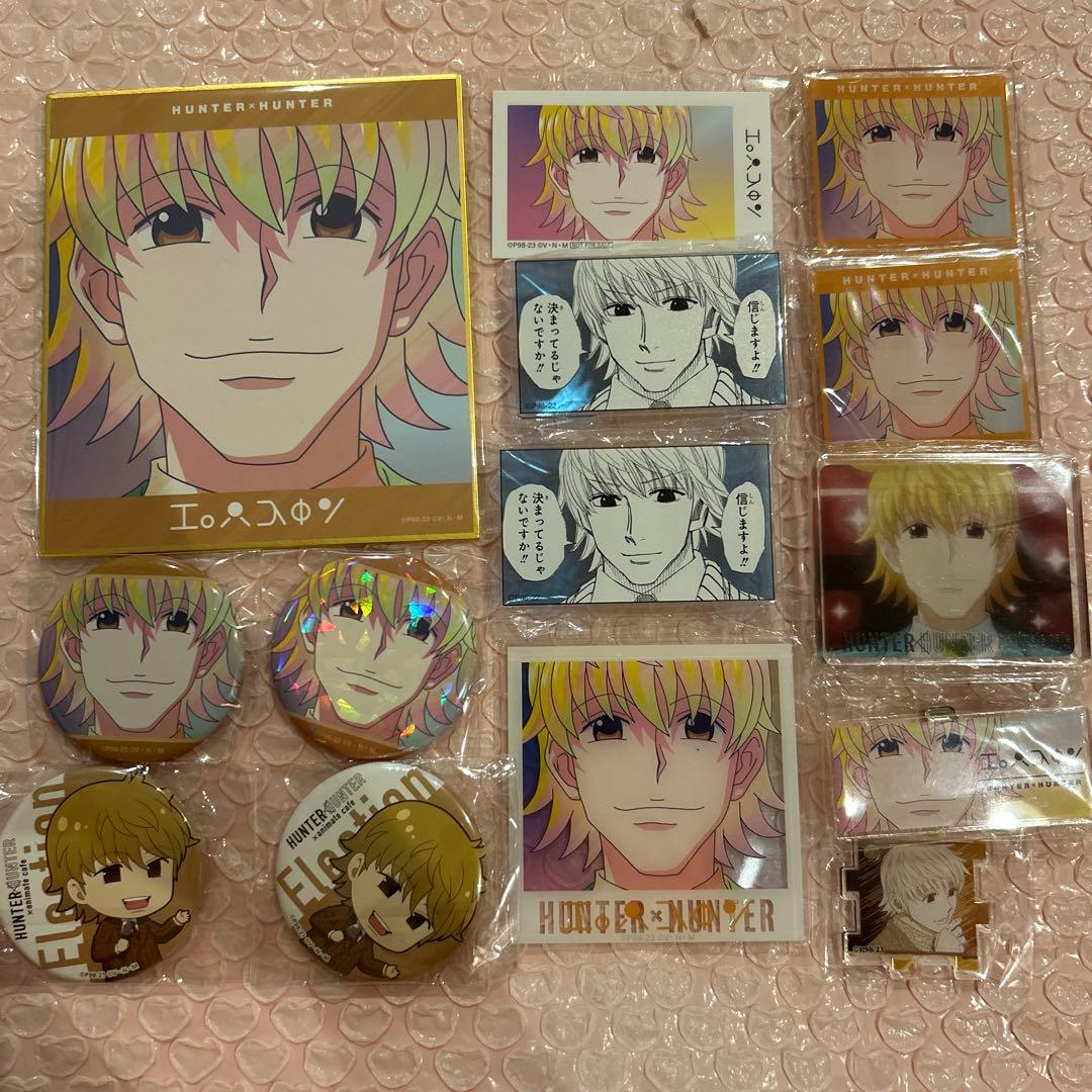 ハンターハンター パリストン 缶バッジ アクスタ