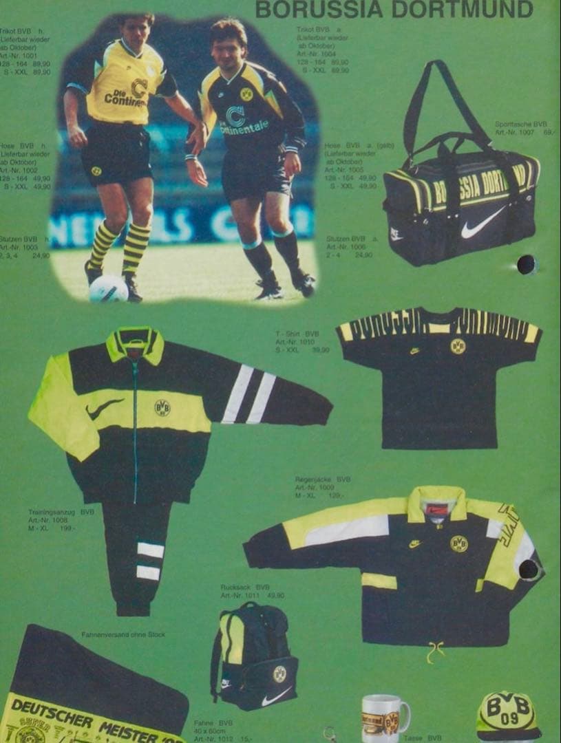 【激レア】90s ナイキ ドルトムント ナイロンジャケット XLサイズ