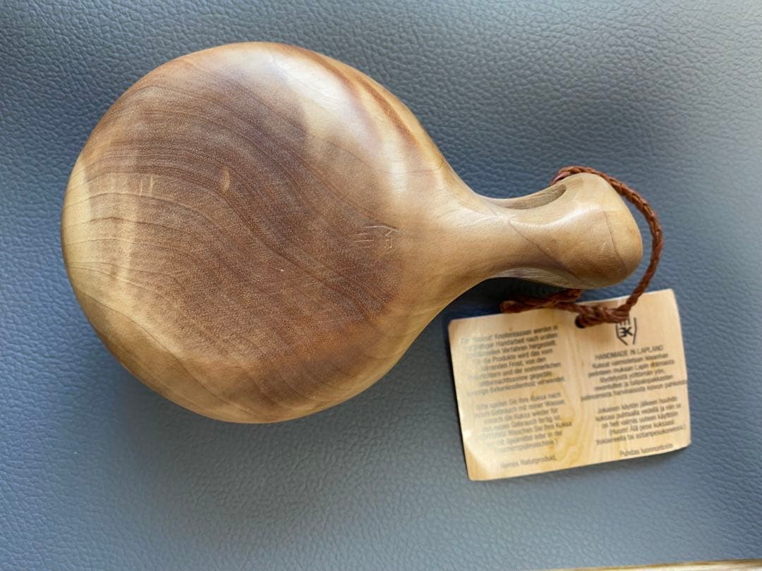 (新品、美品)フィンランド ククサ 角付き KOIVUMAA コイヴマー