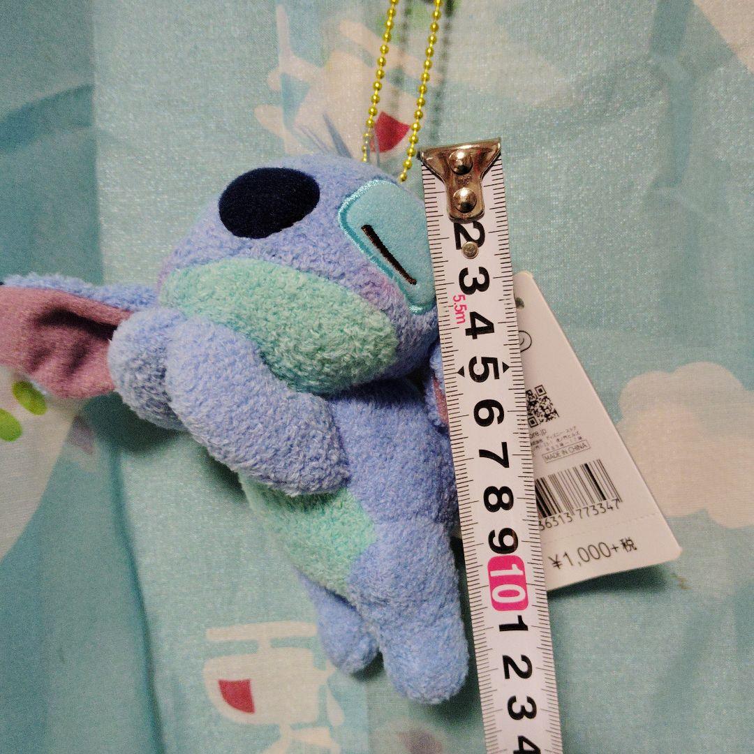 ディズニーストア　スティッチ　プラッシュキーチェーン　ぬいば