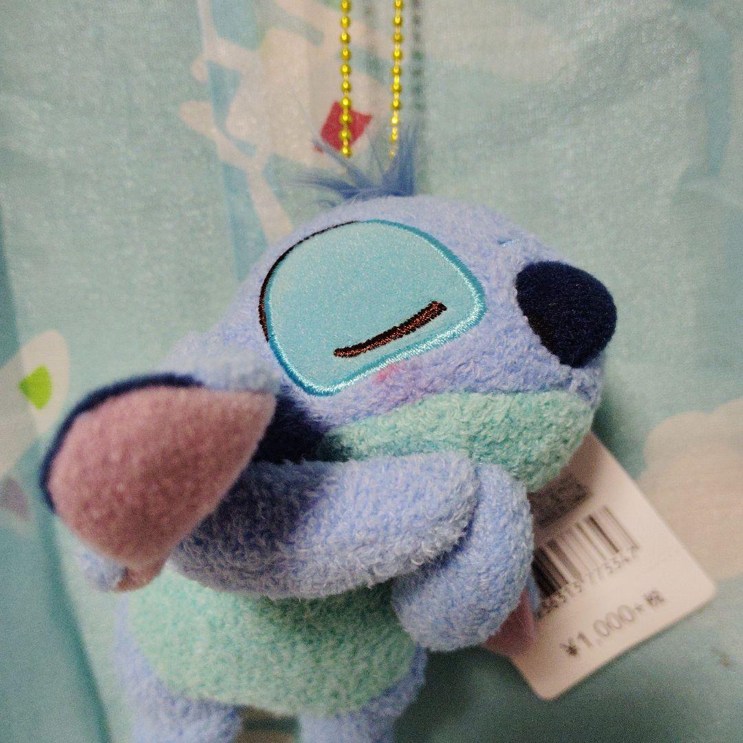 ディズニーストア　スティッチ　プラッシュキーチェーン　ぬいば