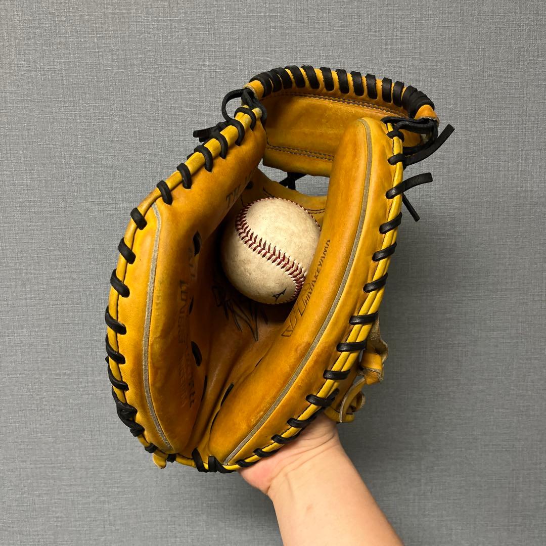 1224 ハタケヤマ 即戦力 型良 軟式 キャッチャーミット 左投げ