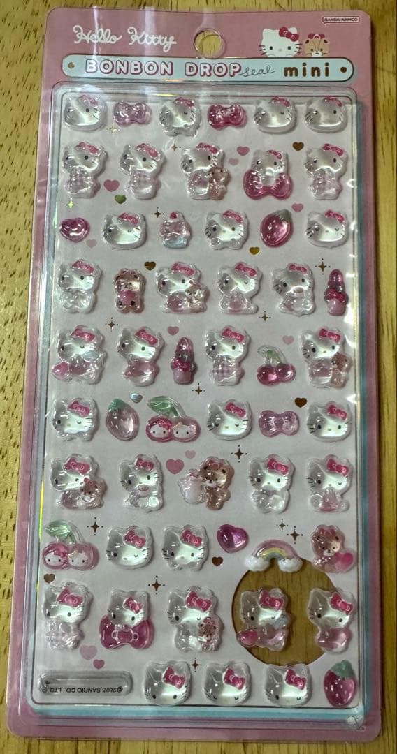 国内正規品　サンリオ　ボンボンドロップシールミニ　8種類　コンプリート