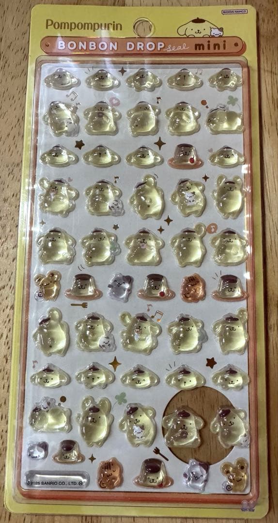 国内正規品　サンリオ　ボンボンドロップシールミニ　8種類　コンプリート