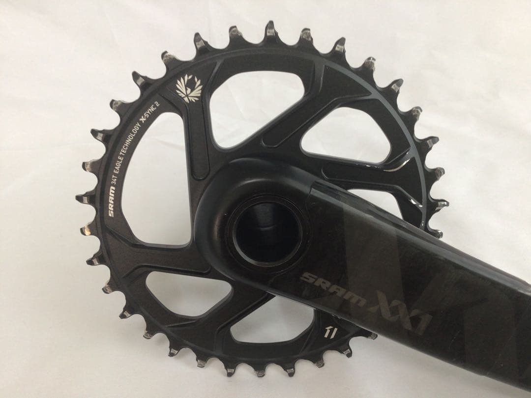 SRAM カーボンクランク XX1(170mm・34T・GXP規格)