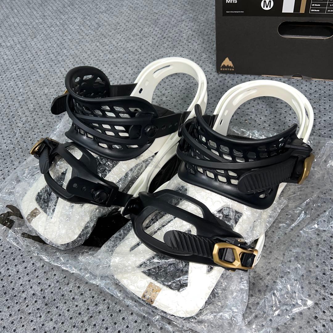 １回使用 BURTON Genesis サイズM ホワイト×ゴールド