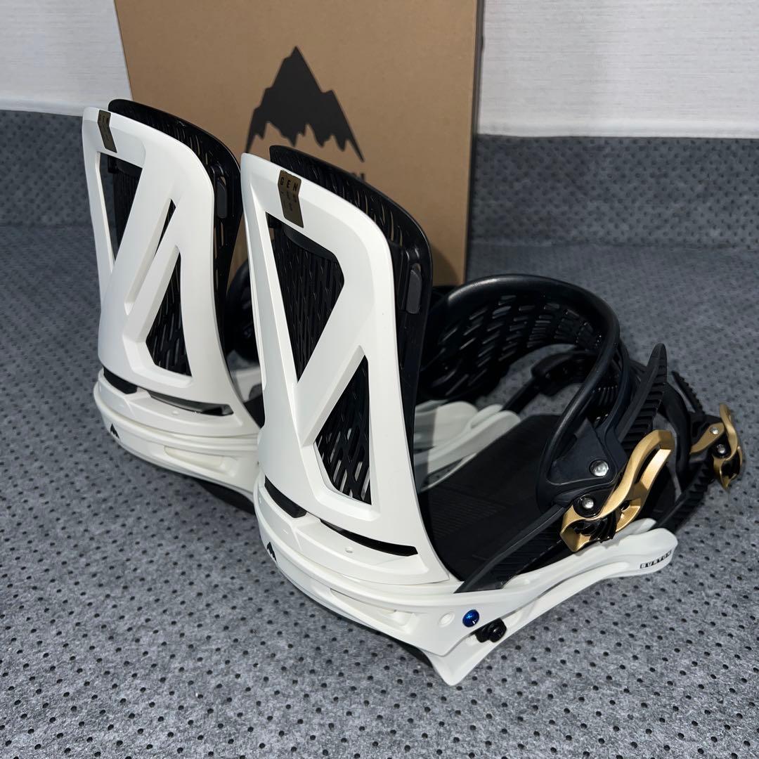 １回使用 BURTON Genesis サイズM ホワイト×ゴールド