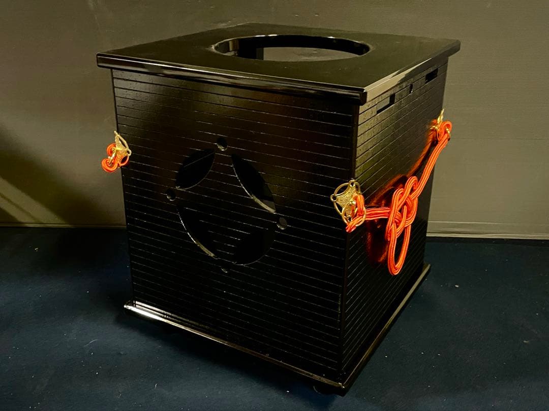 【未使用 美品】「母」 立礼 御園棚 炉落とし側のみ 組立式 紙箱(あ⑤)