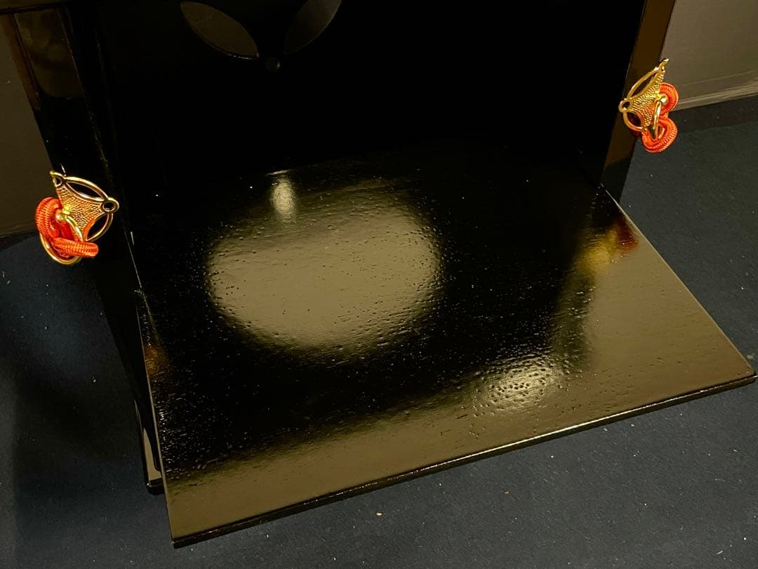 【未使用 美品】「母」 立礼 御園棚 炉落とし側のみ 組立式 紙箱(あ⑤)