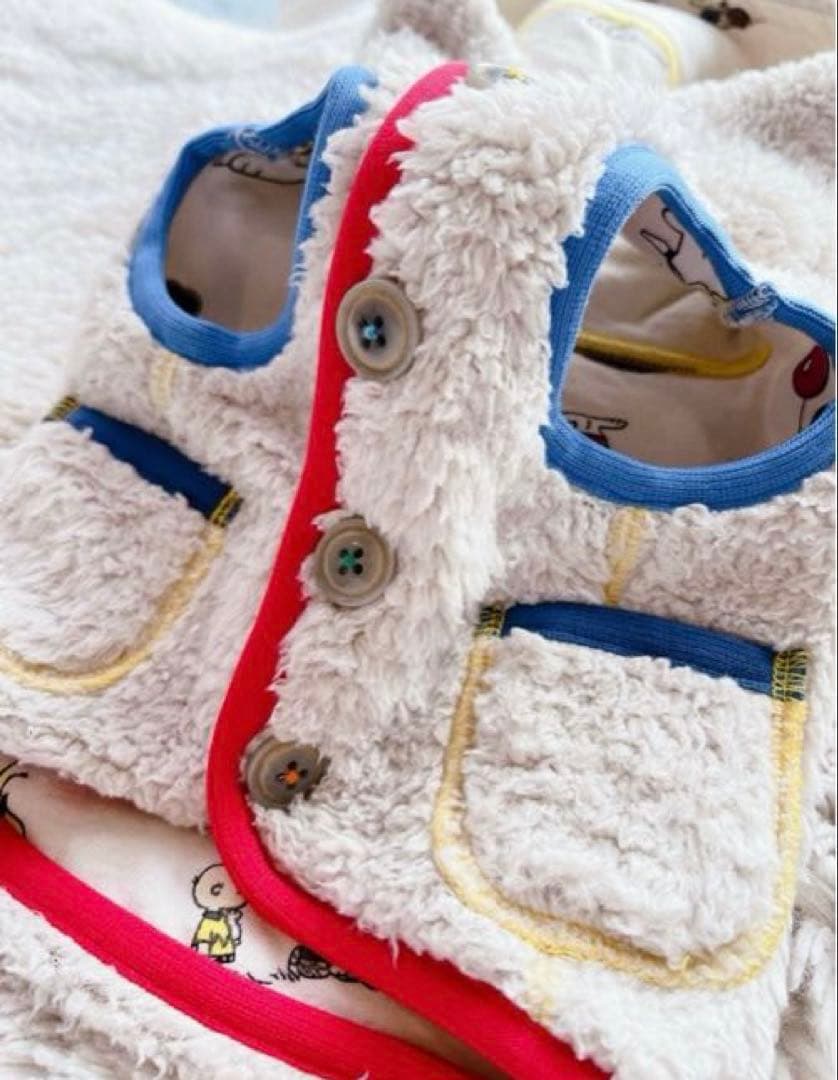 希少❣️サロン限定 ❣️美品！アトリエシジ ボアパーカーベスト2ハーフ①