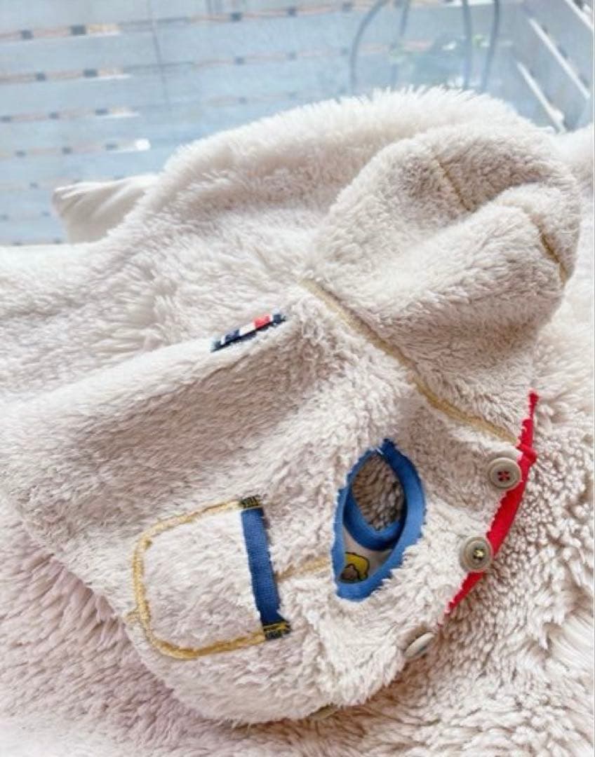 希少❣️サロン限定 ❣️美品！アトリエシジ ボアパーカーベスト2ハーフ①