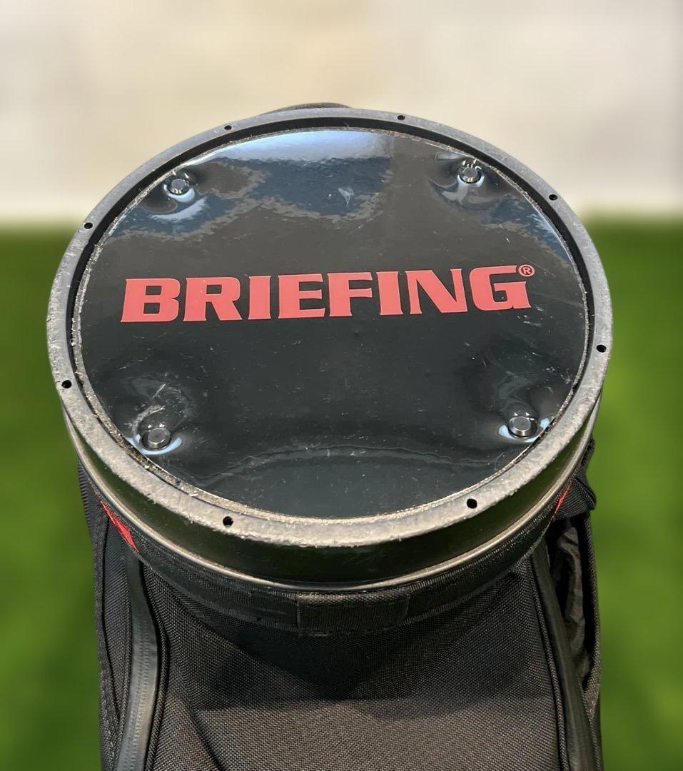 (美品・レア) ブリーフィング ゴルフ キャディバッグ CR-3, 9.5型