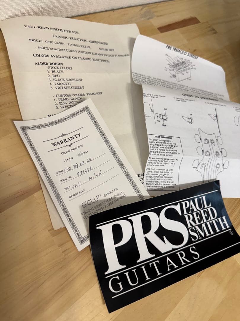 大特価！89年製 Paul Reed Smith CE24