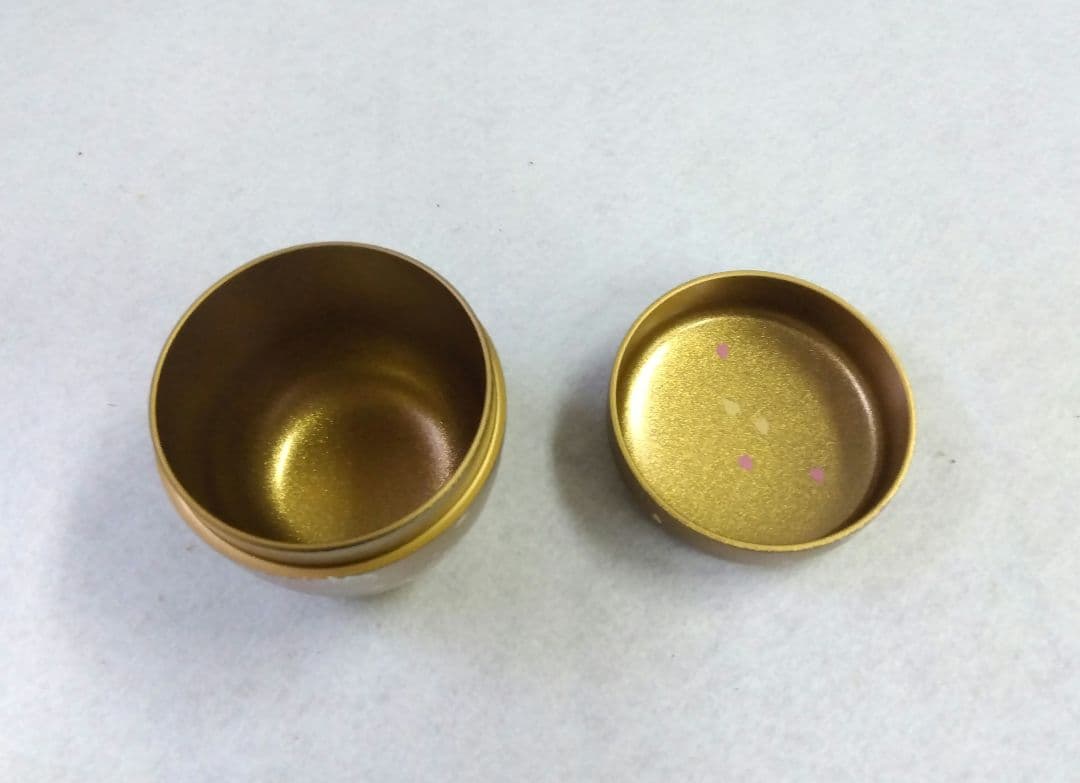 茶道具 薄器 中棗 梨子地 桜 山笑 内梨子地 樹脂製 東雲 吉野桜