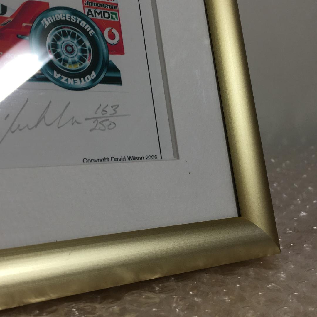 ○ミハエル・シューマッハ 7th チャンピオン記念 フェラーリ F1 ポスター
