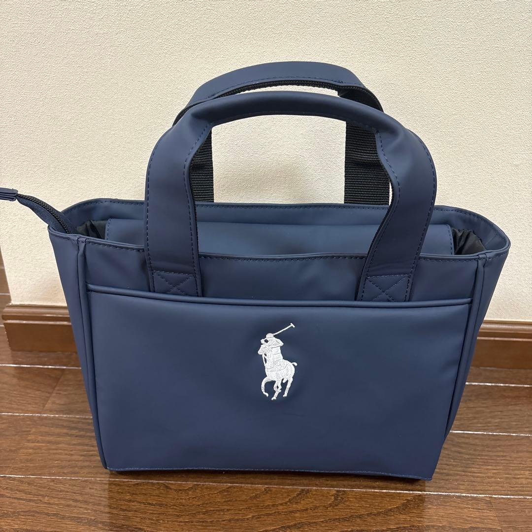 【新品、未使用】RLX Ralph Lauren ネイビー ゴルフトートバッグ