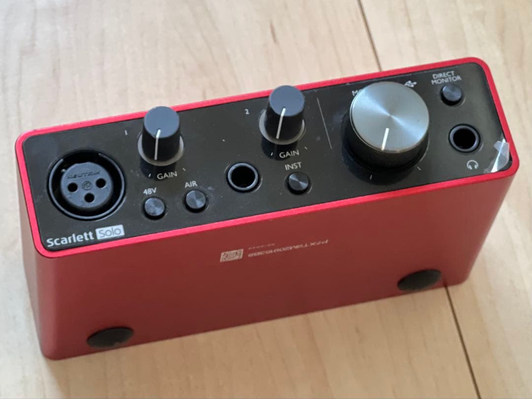 Focusrite Scarlett Solo 3rd Gen 【箱無し】