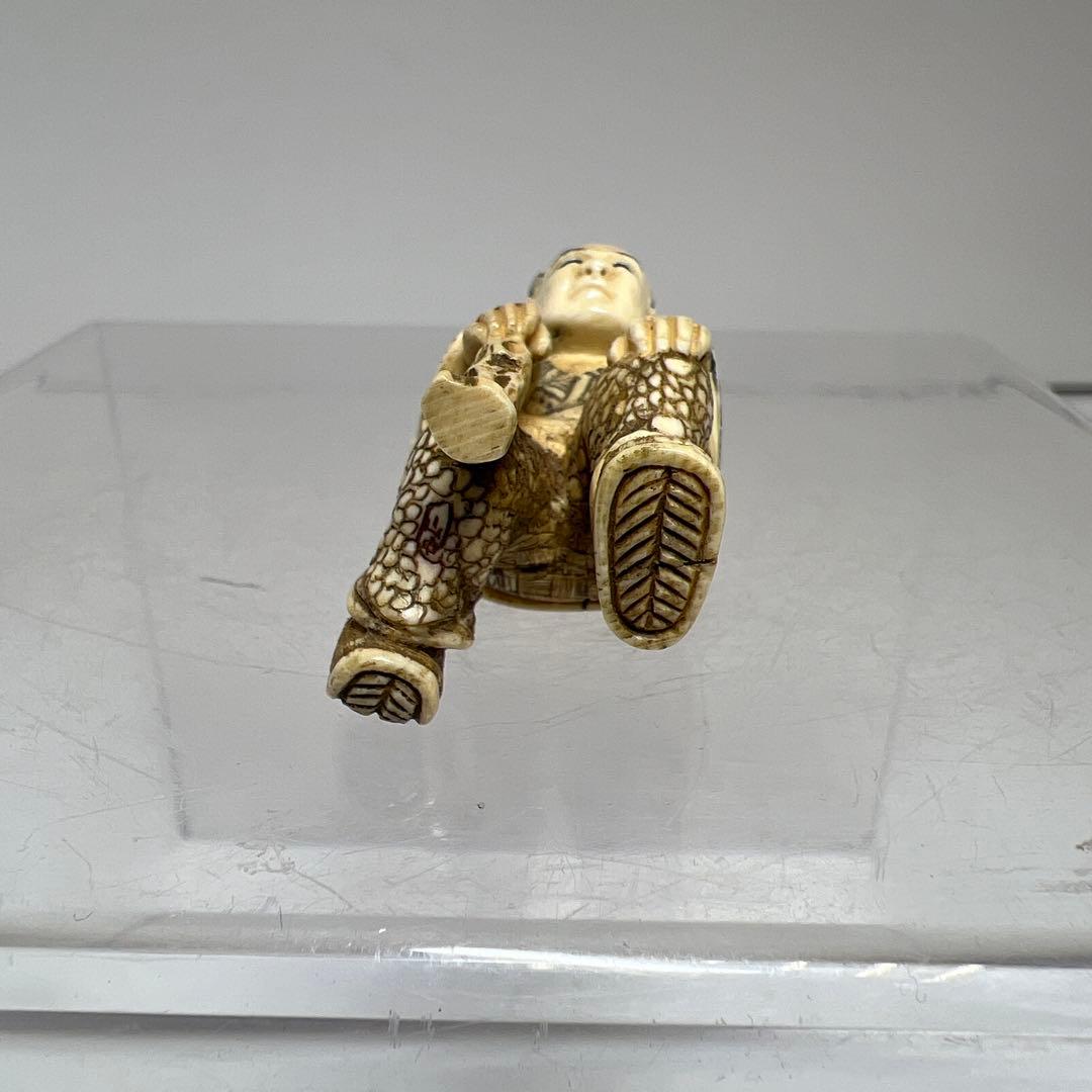 極上　人物　根付　タサオ　14g 東里8-0109☆2F