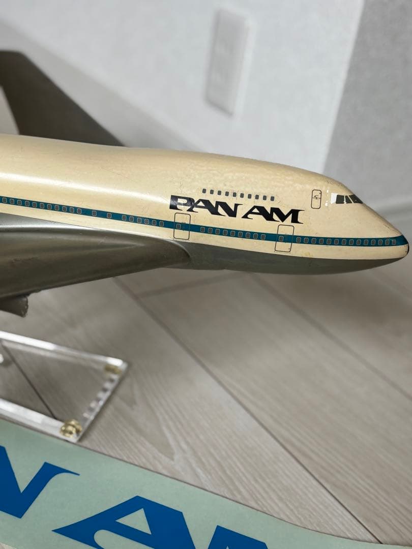 PAN AM ヴィンテージ 747SP 飛行機模型 社内展示用 全長55センチ！