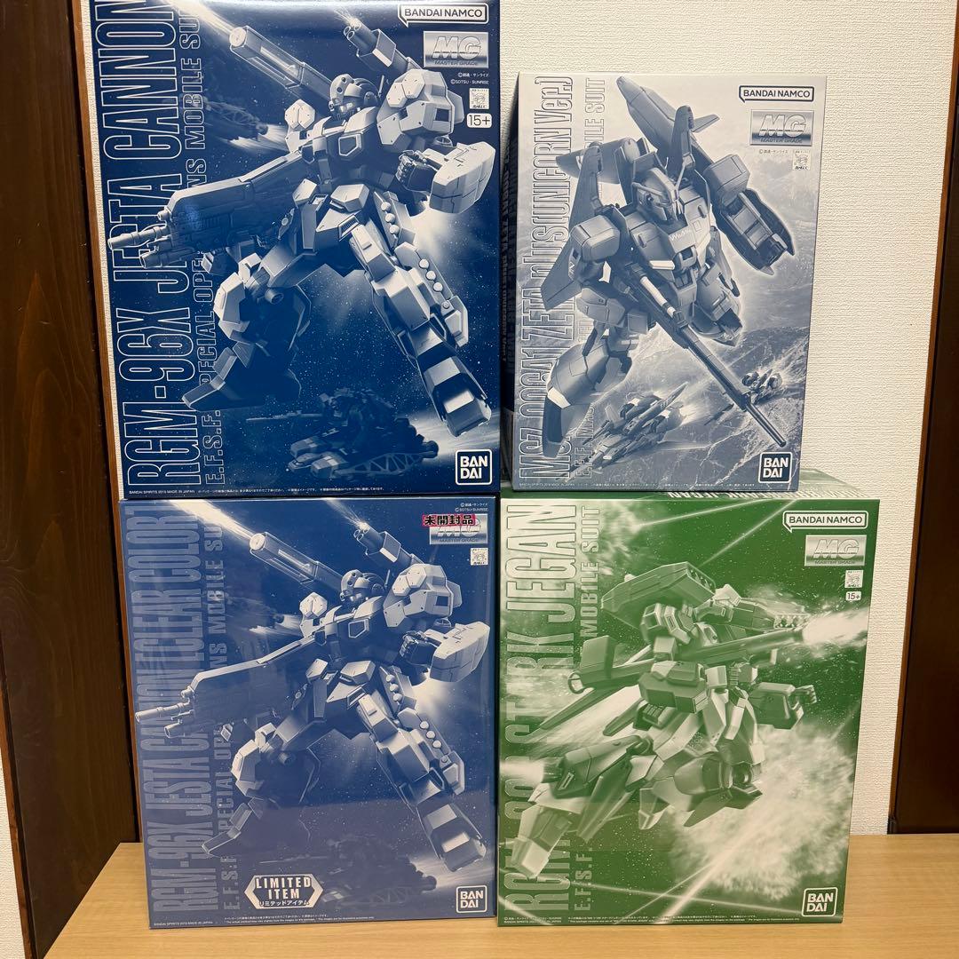 MG ジェスタキャノン クリア スタークジェガン ゼータプラス セット