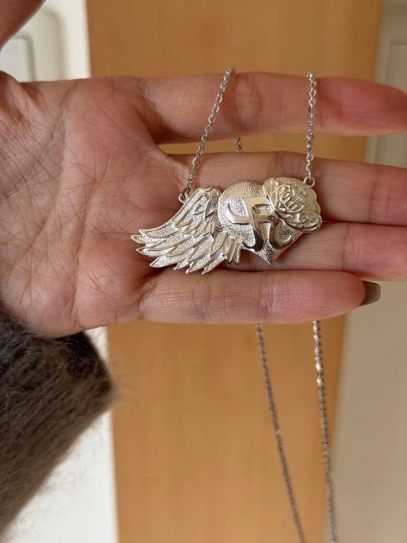 新品★シルバー925浜崎あゆみ10周年ロゴネックレス