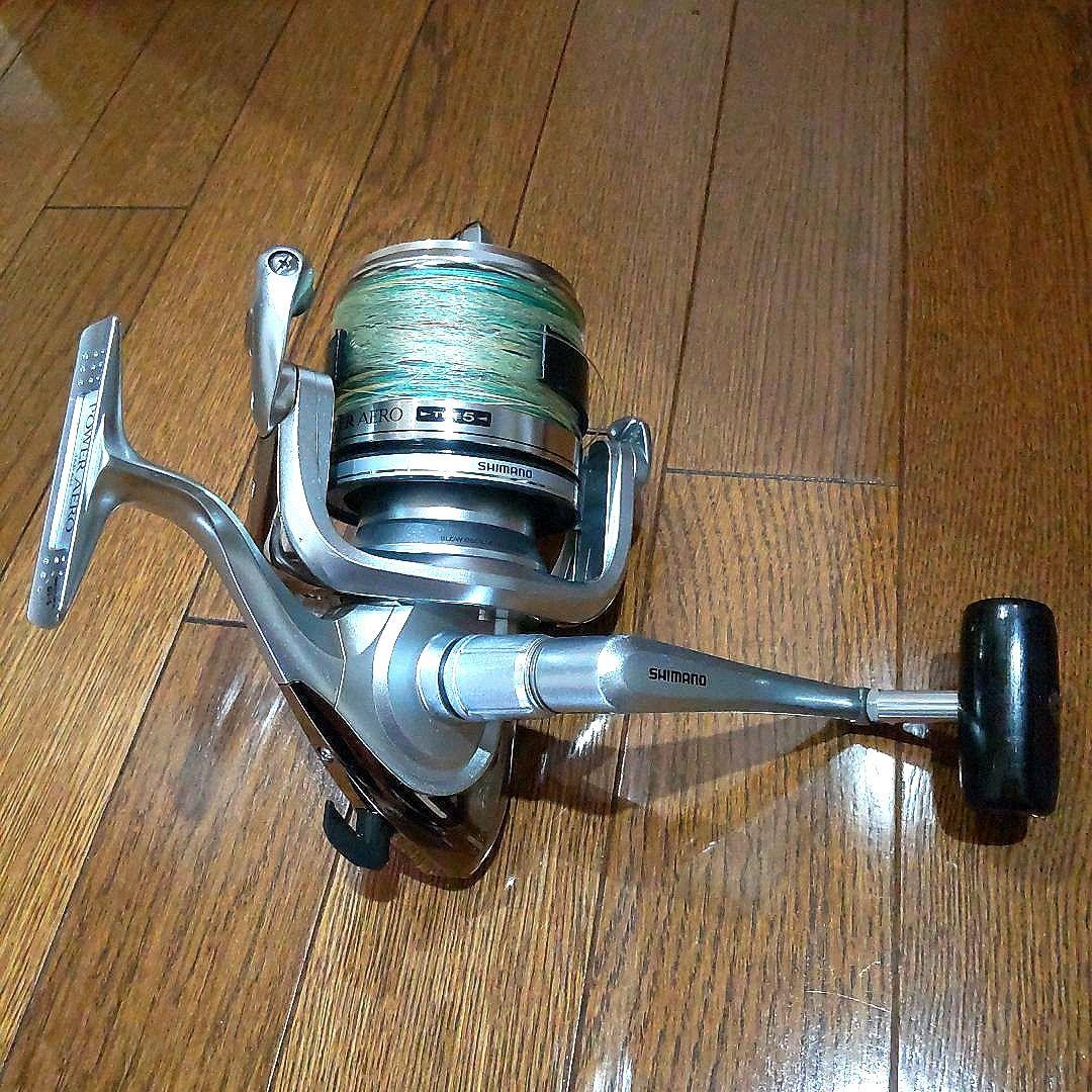 美品 Shimano リール パワーエアロ 5 ツウィンドラグ SA24C
