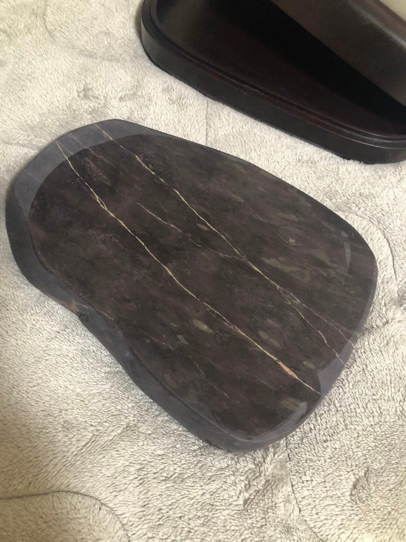 端溪硯 老坑 水巖 金綫 魚腦凍 蕉白 書道用品 端渓硯 書道用品