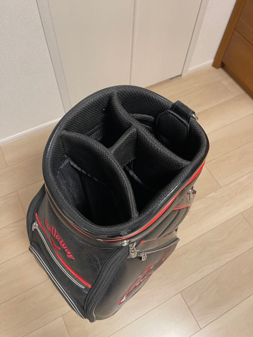 Callaway キャディバッグ 黒/赤