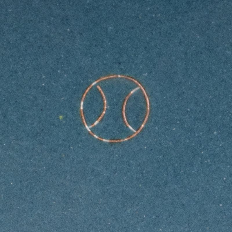 七宝焼　京七宝　錦雲軒　稲葉造　万華友禅文　飾皿　皿立付　共箱　V　R8029