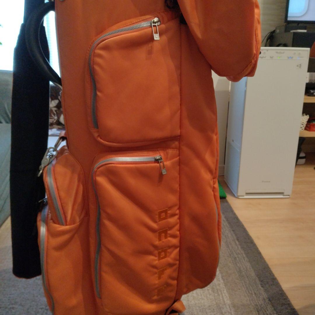 ONOFFオレンジ ゴルフバッグ