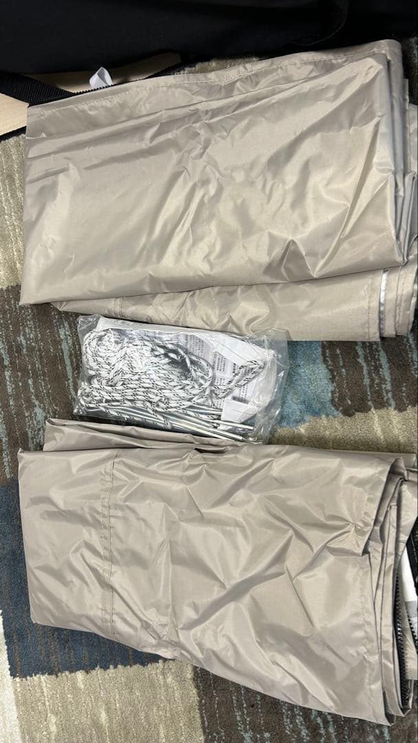 FIELDOOR 2.5ｍ×2.5mワンタッチタープテントスチール サイドシート