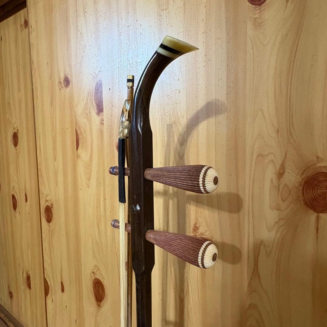 【ケース付き】二胡 木製 六角形ボディ