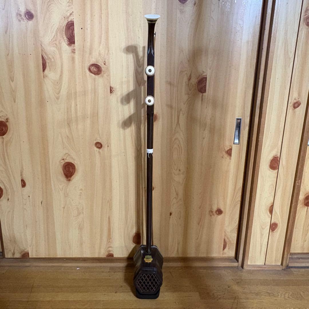 【ケース付き】二胡 木製 六角形ボディ