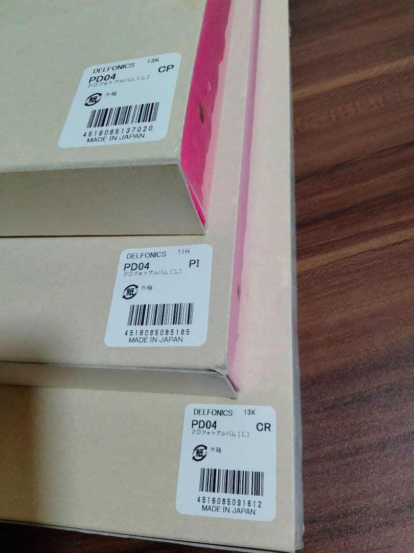 DELFONICS デルフォニクス フォトアルバム L ３冊 粘着台紙47シート