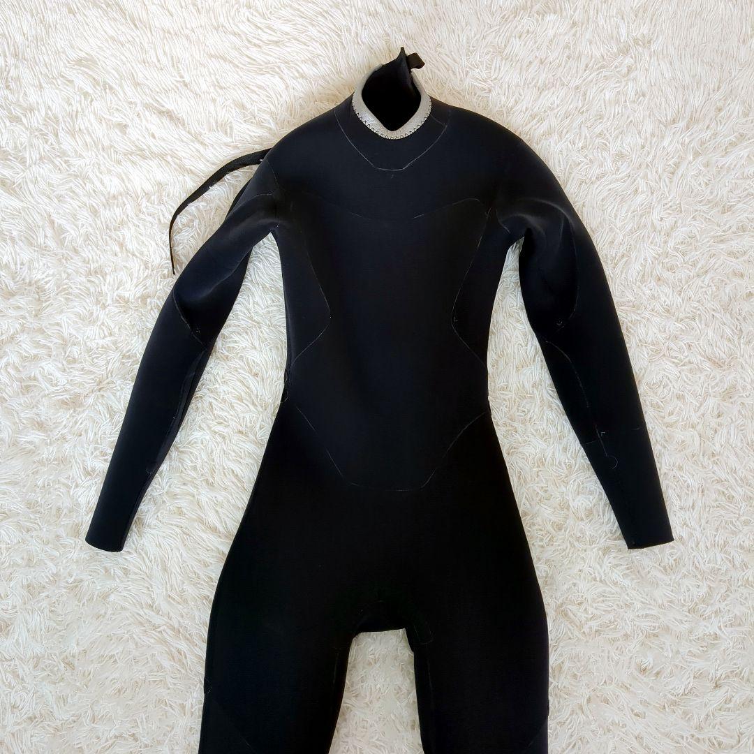 美品✨️BILLABONG レディース フルウェットスーツ L　花柄　紺