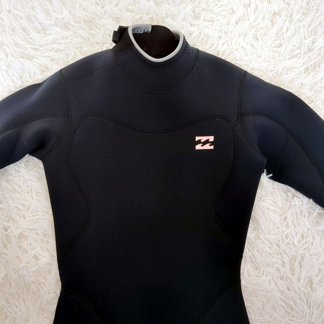 美品✨️BILLABONG レディース フルウェットスーツ L　花柄　紺