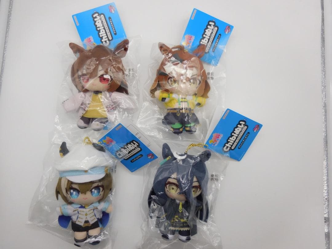 ウマ娘 プリティーダービー Chibiぬいおすわりマスコット 4種セット