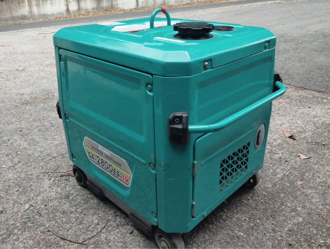 【極低騒音】Denyo インバーター発電機 GA-2800ES-IV 動作確認済