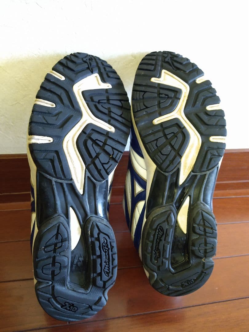 Mizunopro トレーニングシューズ ホワイト/ブルー 28センチ