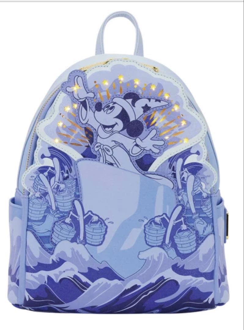 ラウンジフライ　ディズニー 魔法使いの弟子 ミッキー　ライトアップ　リュック
