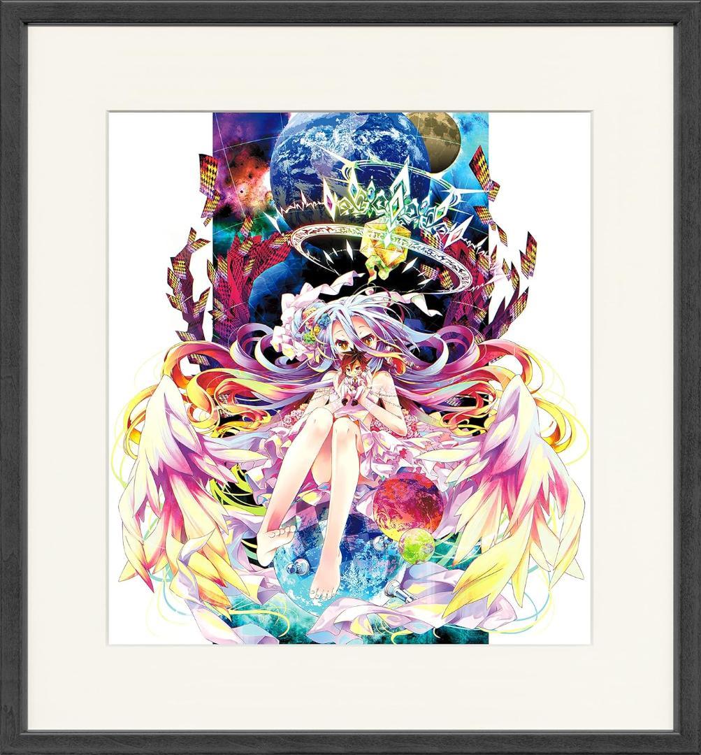 ノーゲーム・ノーライフ 10th Anniversary 額装複製原画 白 シロ