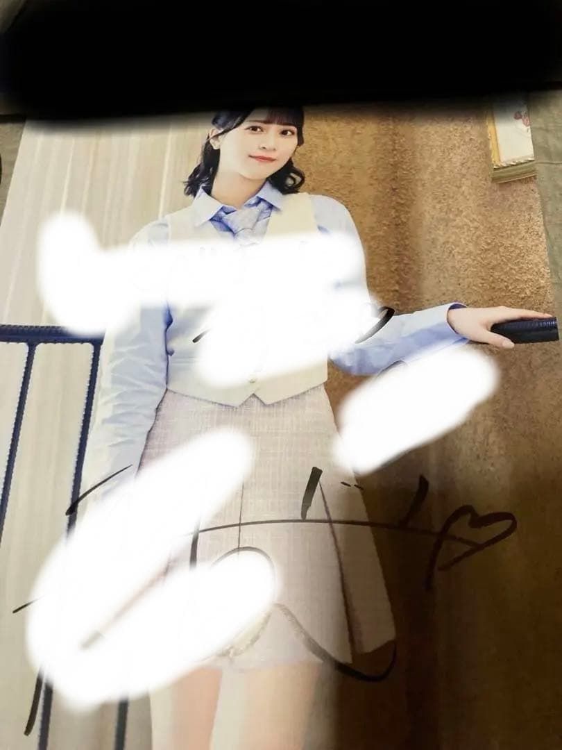 佐々木舞香さん　直筆サイン入りポスター　とくべチュ、して　イコラブ　＝LOVE