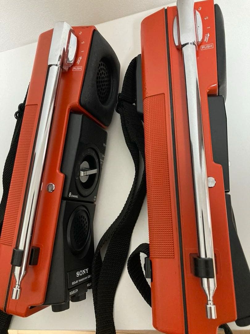 【レトロ・希少品・SONY】トランシーバー（8チャンネル,500mW）2台セット