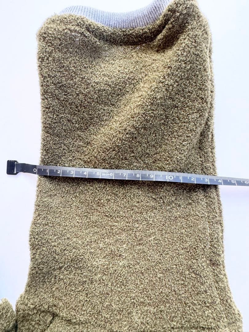 モスグリーンのロンパース　イタグレ服　犬服　ハンドメイド