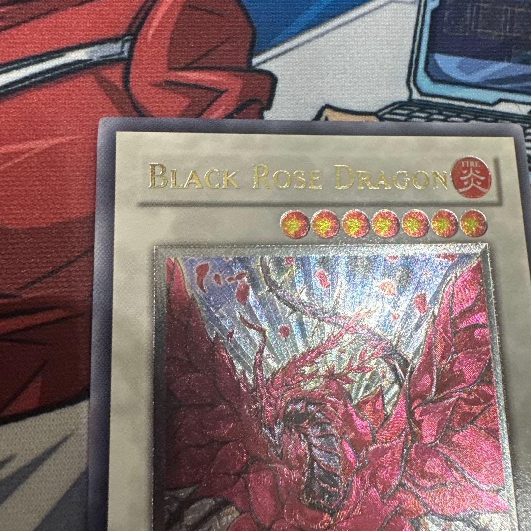 遊戯王　ブラックローズドラゴン　レリーフ　英語版　アンリミテッド