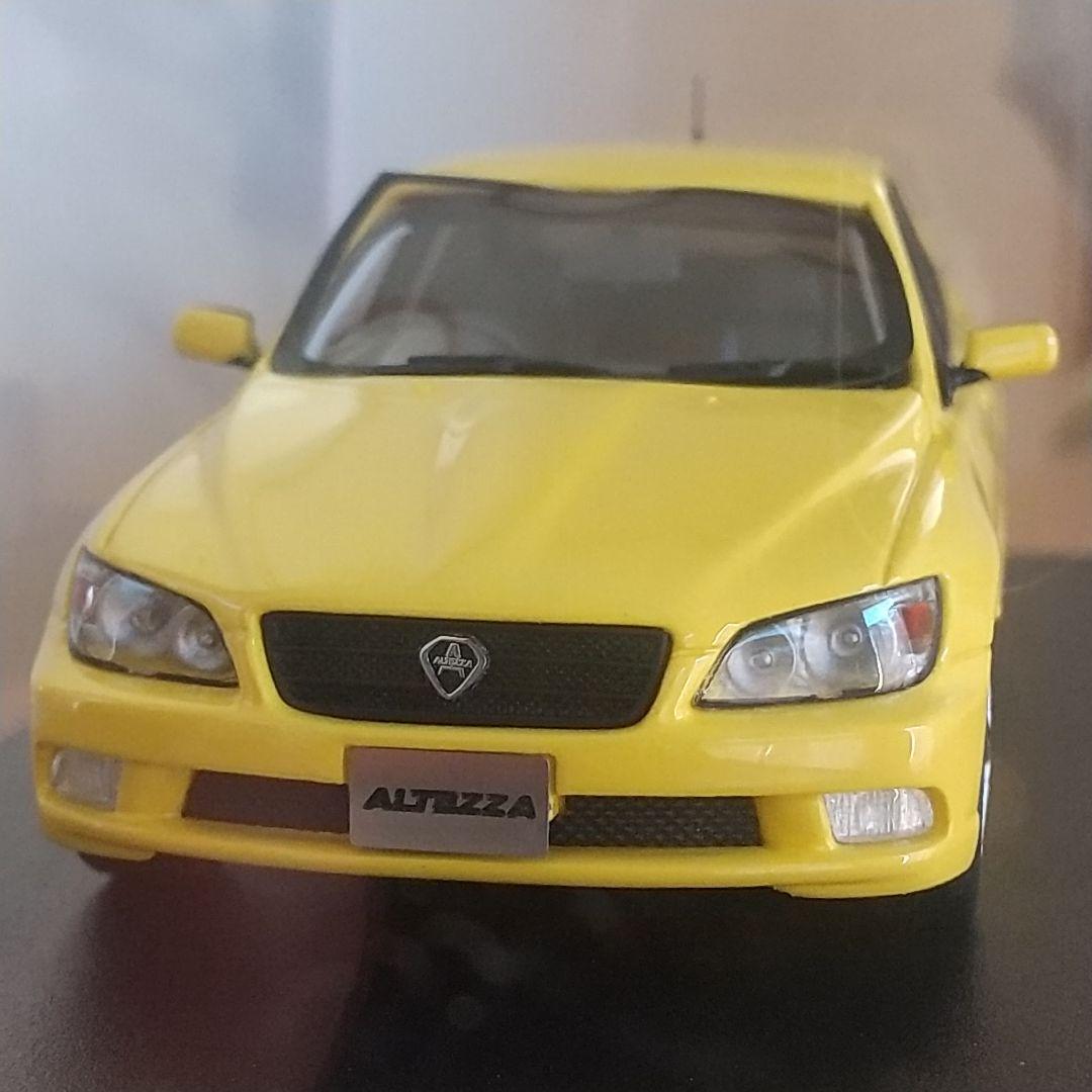 トヨタ アルテッツァジータ ミニカー イエロー ハイストーリー