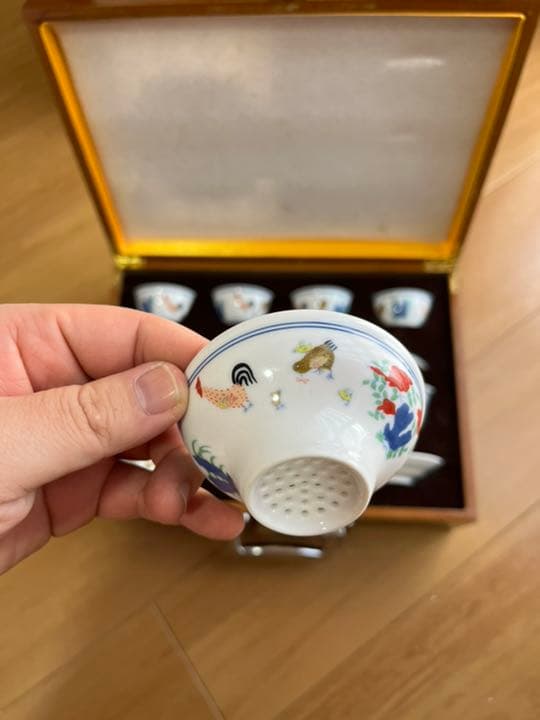 大明成化年製　茶碗12点セット　お土産　ギフト煎茶　骨董品　茶道具　陶芸