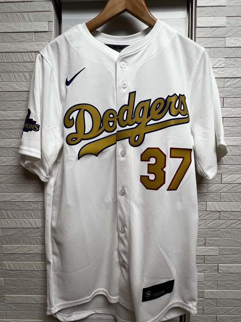 レア ドジャース テオスカーヘルナンデス ゴールドユニフォーム サイズS 正規品