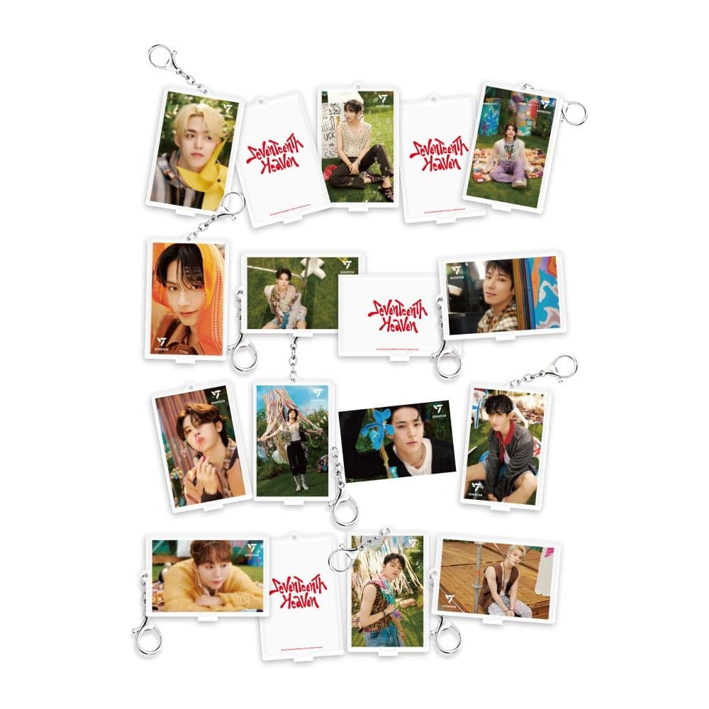 SEVENTEEN レンチキュラー 3Dアクリルキーリング&スタンド